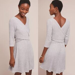 Anthropologie Amadi Yarmouth Brushed Fleece Dress